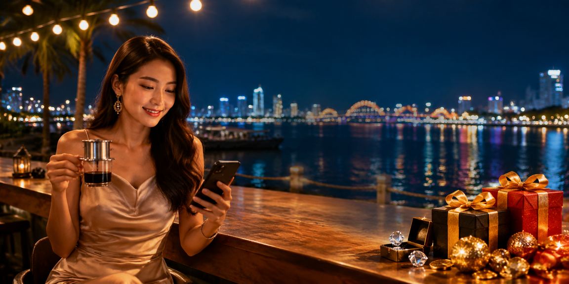 Người dùng Đà Nẵng sử dụng ứng dụng casino trong quán cà phê – trải nghiệm giải trí hợp lệ